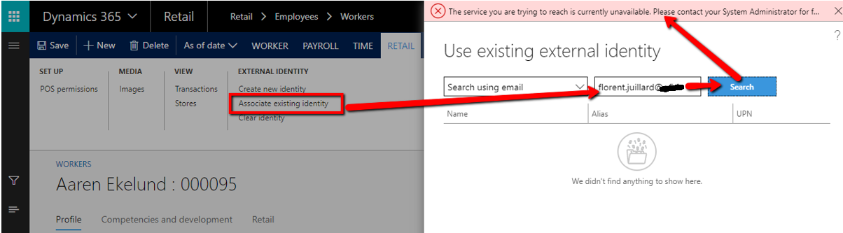 microsoft dynamics pos 2009 see employee login