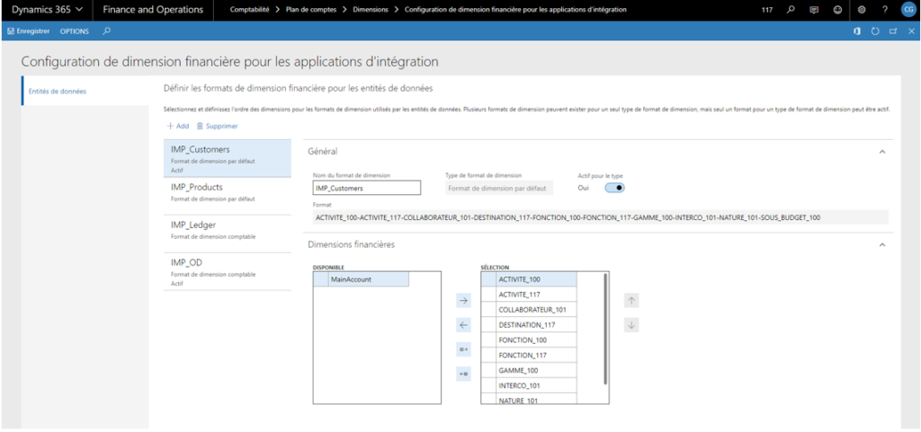 Import financial dimensions with Excel Addin in D365FO - D365Tour