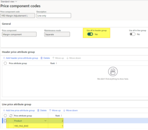 Pricing management : Margin component price adjustments - D365Tour